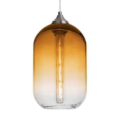 Besa Lighting Omega 12 1LT LED Cord Pendant, NK/Beige - 1JT-OMEGA12AM-EDIL-SN