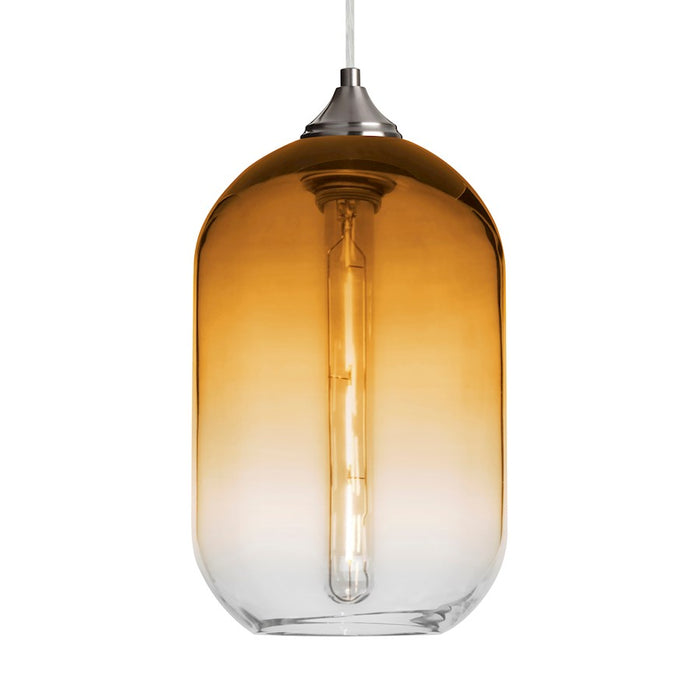 Besa Lighting Omega 12 1LT LED Cord Pendant, NK/Beige - 1JT-OMEGA12AM-EDIL-SN