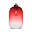 Besa Lighting Omega 12 1 Light Cord Pendant, Bronze/Red - 1JT-OMEGA12RD-BR