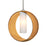 Besa Lighting Plato 1 Light LED Cord Pendant, NickelBeige - 1JT-PLATOAM-LED-SN