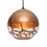 Besa Lighting Rocky 1 Light LED Cord Pendant, Bronze/Copper - 1JT-ROCKYCP-LED-BR