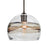 Besa Lighting Spirit 10 1LT Cord Pendant, Bronze/Clear/Smoke - 1JT-SPIR10SC-BR