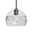 Besa Lighting Spirit 8 1 Light Cord Pendant, Bronze/Clear - 1JT-SPIR8CL-BR