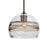 Besa Lighting Spirit 8 1 Light Cord Pendant, Bronze/Clear/Smoke - 1JT-SPIR8SC-BR