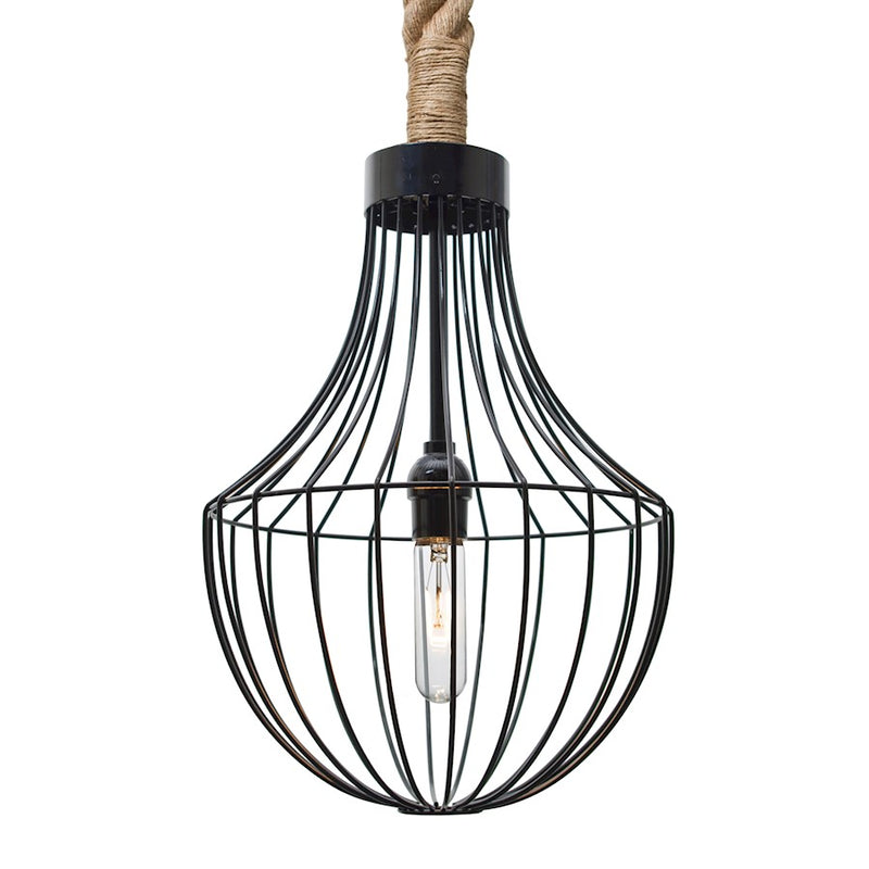 Besa Lighting Sultana 11in 1-Light Flare Pendant | Rustic Black Metal | Kitchen Island & Dining Room | 10.8 x 17.8 in | Model 1JT-SULTANA-F-BK