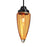 Besa Lighting Sulu 1 Light Pendant, Black/Beige - 1JT-SULUAM-BK