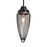 Besa Lighting Sulu 1 Light Pendant, Black/Gray - 1JT-SULUSM-BK