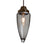 Besa Lighting Sulu 1 Light Pendant, Bronze/Gray - 1JT-SULUSM-BR