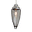 Besa Lighting Sulu 1 Light Pendant, Satin Nickel/Gray - 1JT-SULUSM-SN