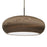 Besa Lighting Venus 1 Light Pendant, Bronze/Beige - 1JT-VENUS-LED-BR