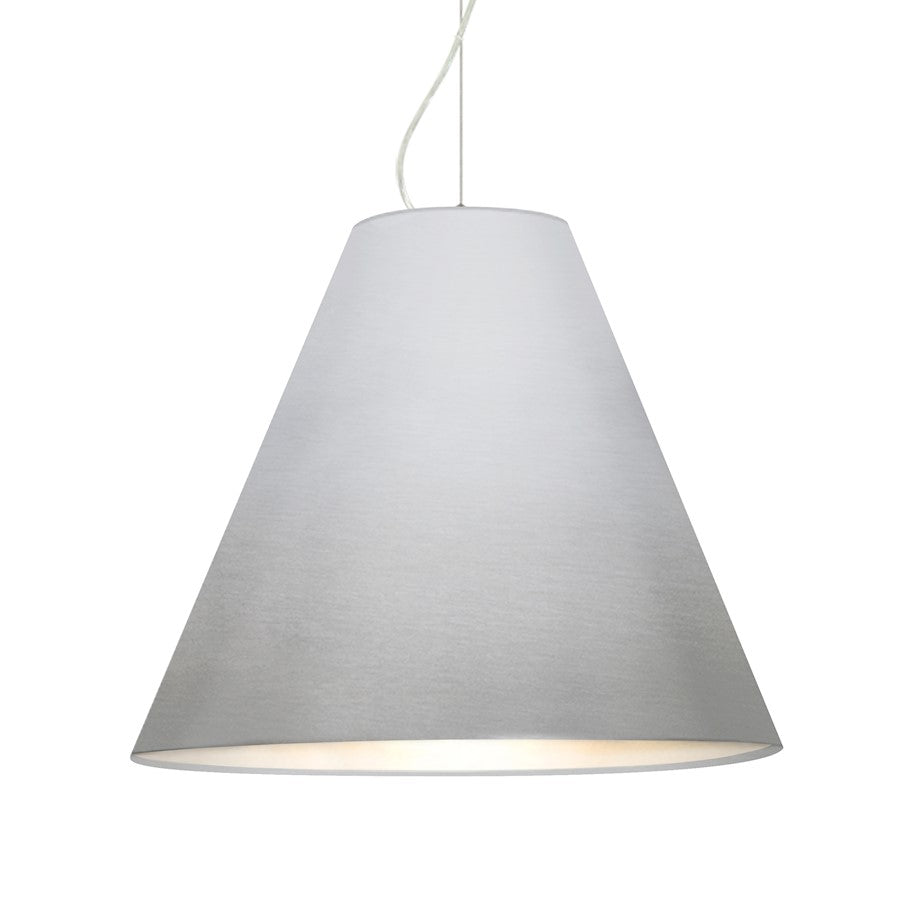 Besa Lighting Dylan 1 Light LED Pendant, NickelSilver - 1KX-DYLANSL-LED-SN