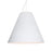 Besa Lighting Dylan 1 Light LED Pendant, Satin Nickel/White - 1KX-DYLANWH-LED-SN