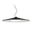 Besa Lighting Swan 1 Light LED Pendant, Black/Black - 1KX-SWANBK-LED-BK