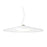 Besa Lighting Swan 1 Light LED Pendant, Satin Nickel/White - 1KX-SWANWH-LED-SN