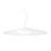 Besa Lighting Swan 1 Light LED Pendant, White/White - 1KX-SWANWH-LED-WH