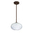 Besa Lighting Pape 10 1 Light Stem Pendant, Bronze/White