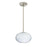 Besa Lighting Pape 10 1 Light Stem Pendant, Satin Nickel/White