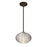 Besa Lighting Pape 10 1 Light Stem Pendant, Bronze/Crystal