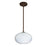 Besa Lighting Pape 12 1 Light Stem Pendant, Bronze/White