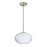 Besa Lighting Pape 12 1 Light Stem LED Pendant, Nickel/White