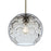 Besa Lighting Bombay 1 Light Stem Pendant, Satin Nickel/Clear - 1TT-BOMYCL-SN