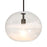 Besa Lighting Geno 1 Light Stem Pendant, Black/Clear - 1TT-GENOCL-BK