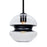 Besa Lighting Hula 8 1 Light LED Stem Pendant, Black - 1TT-HULA8BK-EDIL-BK