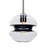 Besa Lighting Hula 8 1 Light LED Stem Pendant, NickelBlack - 1TT-HULA8BK-EDIL-SN