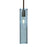 Besa Lighting Juni 16 1 Light Stem Pendant, Bronze/Blue - 1TT-JUNI16BL-BR