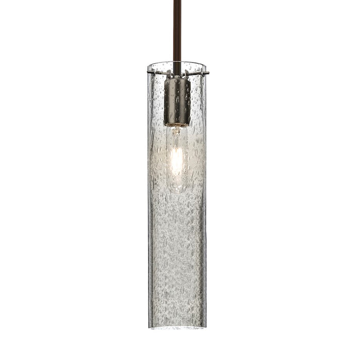 Besa Lighting Juni 16 1 Light Stem Pendant, Bronze/Clear - 1TT-JUNI16CL-BR