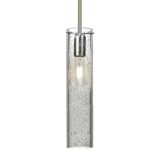 Besa Lighting Juni 16 1 Light Stem Pendant, Satin Nickel/Clear - 1TT-JUNI16CL-SN