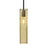 Besa Lighting Juni 16 1 Light Stem Pendant, Bronze/Gold - 1TT-JUNI16GD-BR