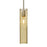 Besa Lighting Juni 16 1 Light Stem Pendant, Satin Nickel/Gold - 1TT-JUNI16GD-SN