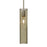 Besa Lighting Juni 16 1 Light Stem Pendant, Satin Nickel/Beige - 1TT-JUNI16LT-SN