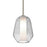 Besa Lighting Link 1 Light Stem LED Pendant, NickelClear - 1TT-LINKCL-LED-SN