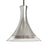 Besa Lighting Rio 1 Light Stem LED Pendant, Bronze/Silver - 1TT-RIOSF-LED-BR