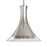 Besa Lighting Rio 1 Light Stem LED Pendant, NickelSilver - 1TT-RIOSF-LED-SN