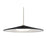 Besa Lighting Swan 1 Light Stem LED Pendant, NickelBlack - 1TT-SWANBK-LED-SN