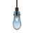 Besa Lighting Wish 1 Light LED Stem Pendant, Bronze/Blue - 1TT-WISHBL-EDIL-BR