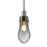 Besa Lighting Wish 1LT LED Stem Pendant, Satin Nickel/Gray - 1TT-WISHSM-EDIL-SN