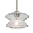 Besa Lighting Zen 1 Light Stem Pendant, Satin Nickel/Clear - 1TT-ZENCL-SN