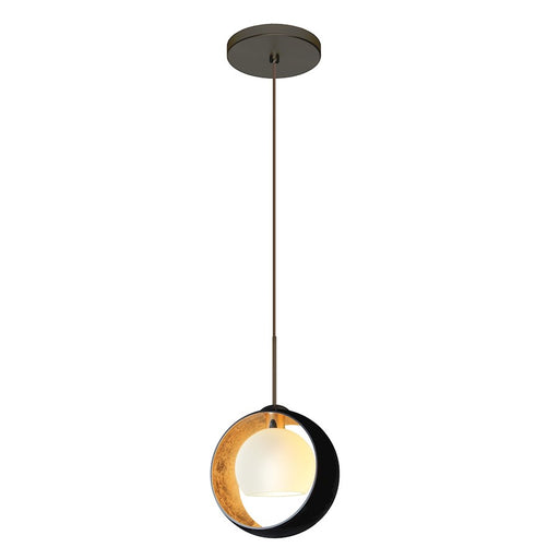 Besa Lighting Pogo 1LT LED Cord Pendant, Bronze/gold/Black