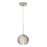 Besa Lighting Kristall 6 1 Light Cord Pendant, NickelCrystal