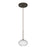 Besa Lighting Lasso 1 Light LED Cord Pendant, Bronze/White