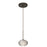 Besa Lighting Lasso 1 Light Cord Pendant, Bronze/Crystal