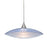 Besa Lighting Spazio 1 Light LED Cord Pendant, NickelBlue - 1XT-6294BL-LED-SN