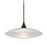 Besa Lighting Spazio 1 Light Cord Pendant, Bronze/Clear - 1XT-6294CL-BR