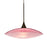 Besa Lighting Spazio 1 Light Cord Pendant, Bronze/Red - 1XT-6294RD-BR