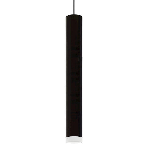 Besa Lighting Cafe 18 1LT LED Cord Pendant, Black/Black - 1XT-CAFE18BF-LED-BK