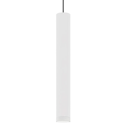 Besa Lighting Cafe 18 1 Light Cord Pendant, Black/White - 1XT-CAFE18WF-BK